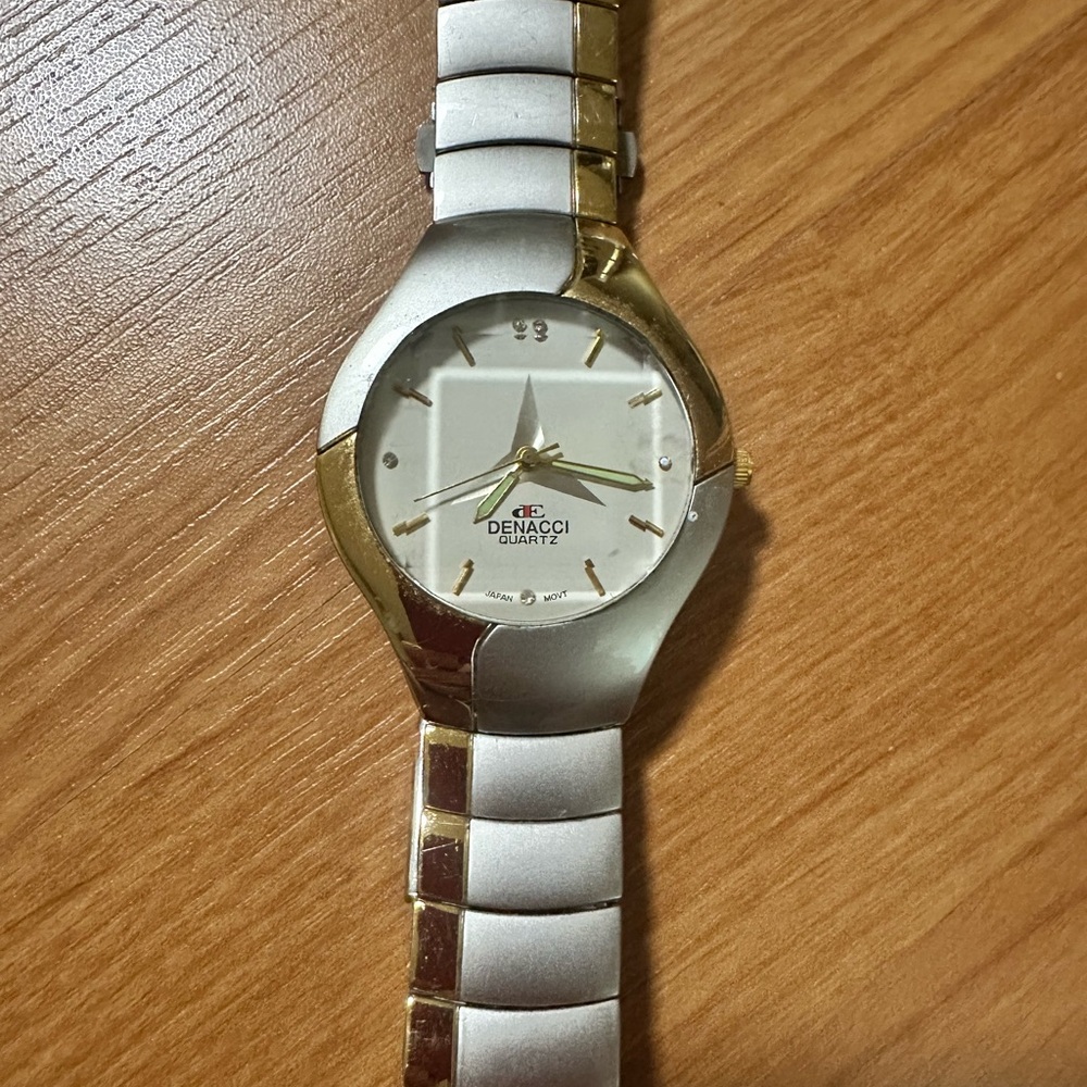Denacci Quartz Two-Tone Watch